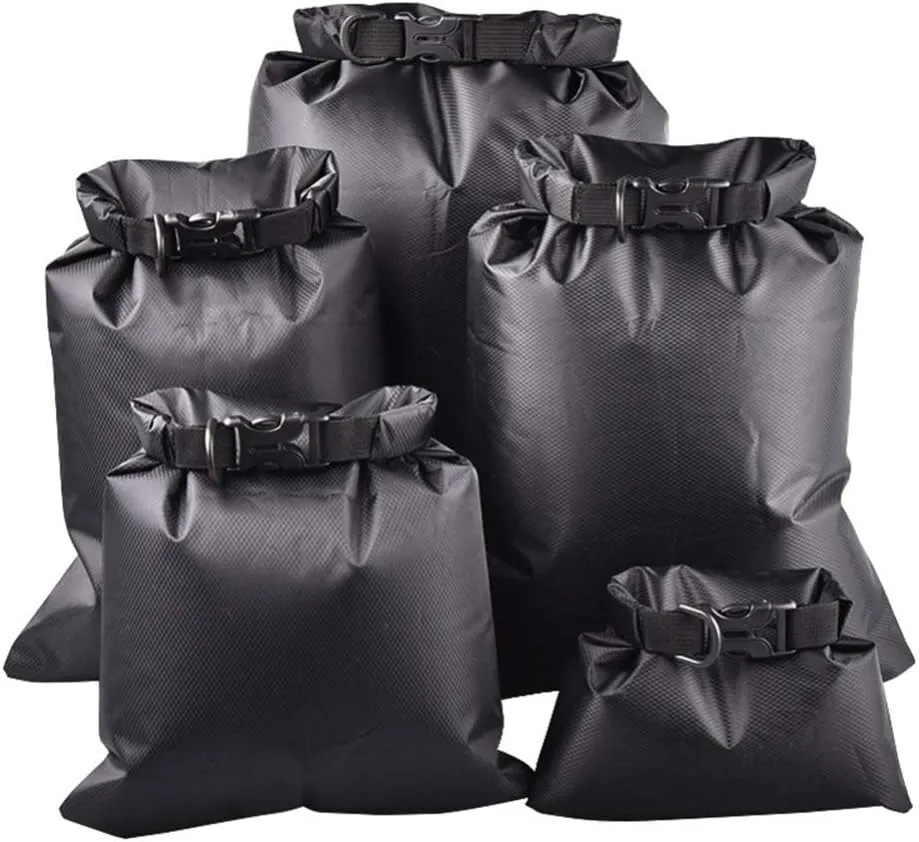 5PCS Bike Backpack Waterproof Dry Bag Drifting Dry Bag Floating Dry Sack Kayak Dry Bag Boat Bag Dry Bag for Kayaking Travel Bag Biking Dry Bags Dry scak Boating