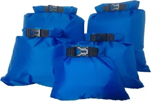 5Pcs Dry Bag Outdoor Beach Buckled Storage Sacks Lightweight Dry Bag for Campings Kayaking Backpacking