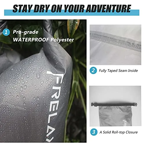5pcs Dry Bag,Ultralight Dry Sack,Outdoor Bags Keep Gear Dry for Hiking,Camping