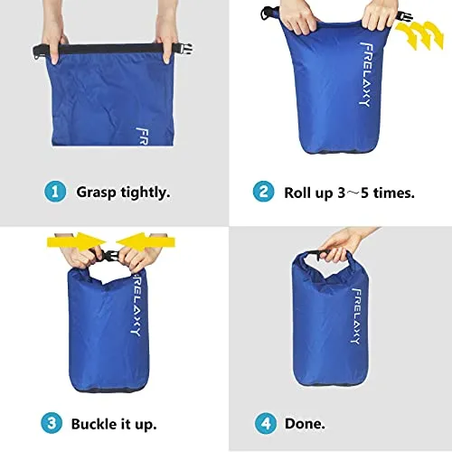 5pcs Dry Bag,Ultralight Dry Sack,Outdoor Bags Keep Gear Dry for Hiking,Camping