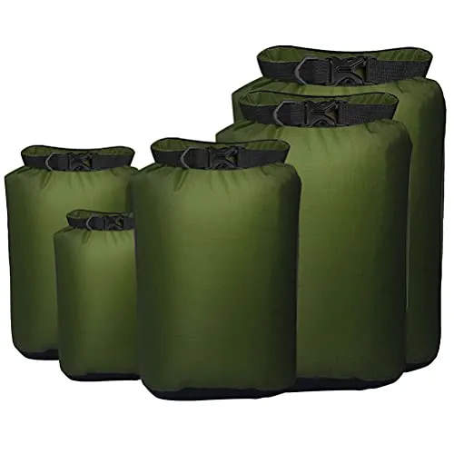 5pcs Waterproof Dry Sacks,Lightweight Outdoor Dry Bags 20L/12L/10L/6L/3.5L