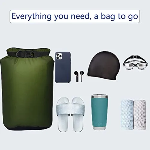 5pcs Waterproof Dry Sacks,Lightweight Outdoor Dry Bags 20L/12L/10L/6L/3.5L