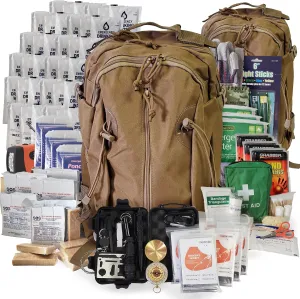 6 Person Emergency Kit/Survival Backpack for 72 Hours for Natural Disasters, Hurricanes, Emergency or Bug Out Situations
