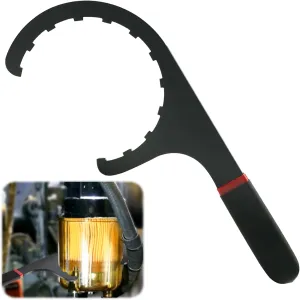 61060 Diesel Fuel Filter Wrench for Paccar, Fuel Filter Removal Tool Filters Separator Tool Suitable for Kenworth, Peterbilt and Cummins Diesels C-shaped Oil Filters Wrench 4.6 inch