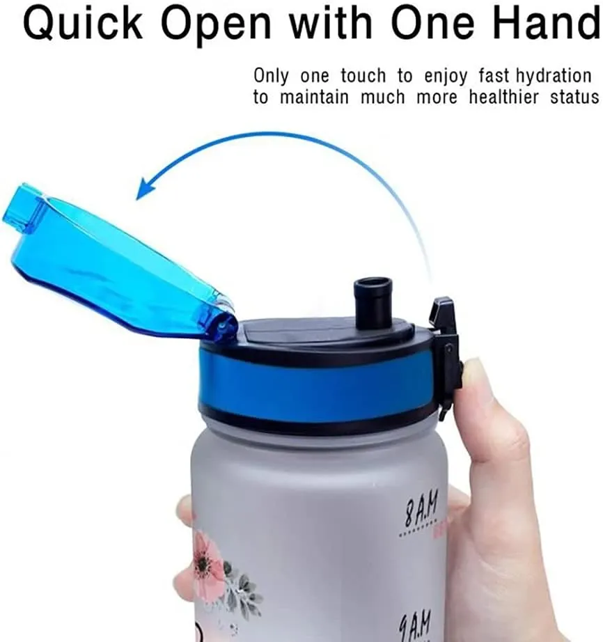 64HYDRO 32oz 1liter Nurse Water Bottles with Times Marker, Motivational Water Tracker Bottle with Times to Drink, Nurse Weeks, Nurses Graduation, Appreciation Gifts, Nursing Gift for Women