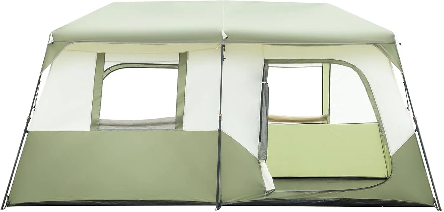 6/8/10 Person Awning Tent for Camping Instant Family Dome Tent Waterproof Windproof Camping Tent with Easy Set-Up Carry Bag for Camping & Hiking