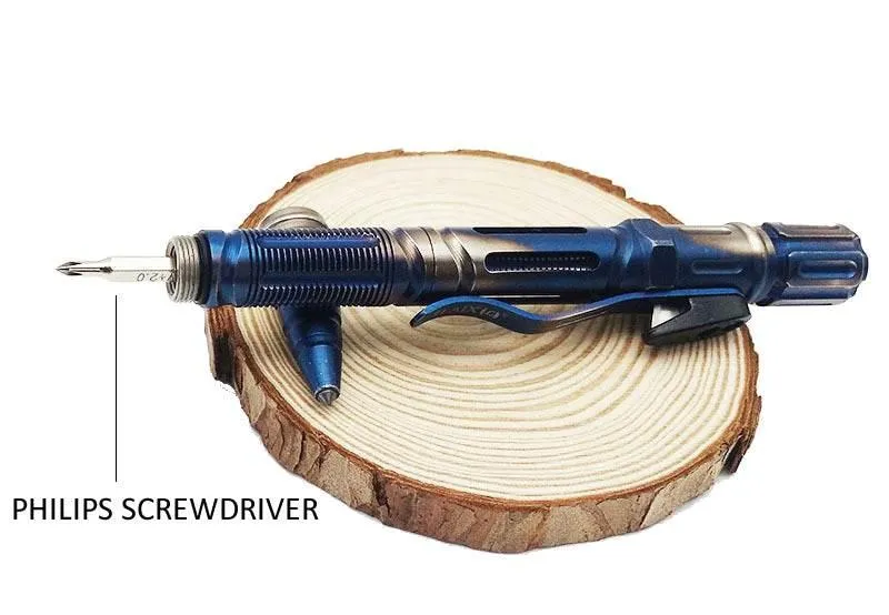 7-in-1 Multi-Tool Pen - Camping Survival Gadget