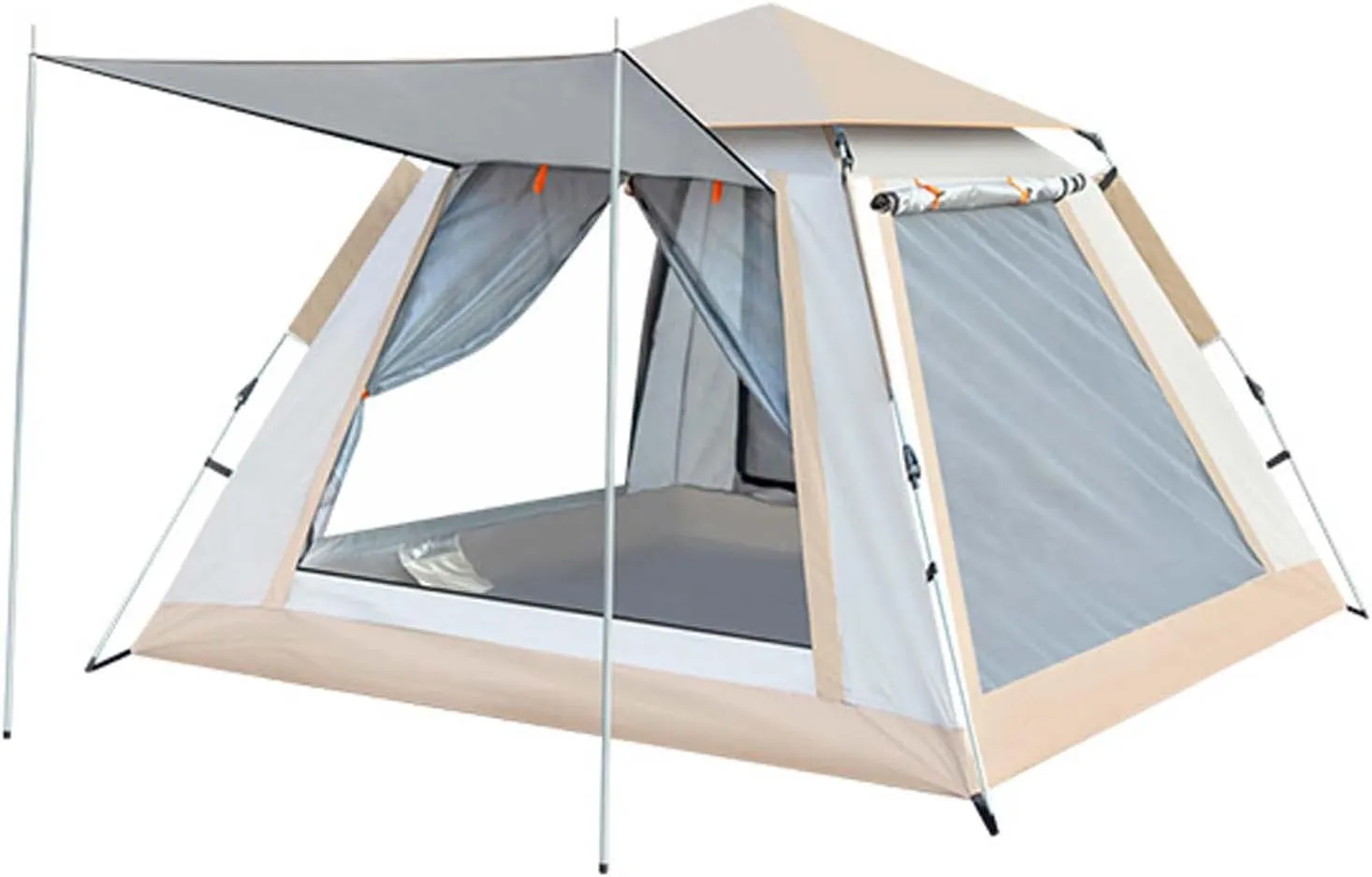 83x83x55 inch Ultralight Camping Tent, Instant Pop Up Tents for 2/3/4 Person, Family Tent with Removable Rain Fly, Portable Waterproof & Windproof Outdoor Tent, Tents for Camping