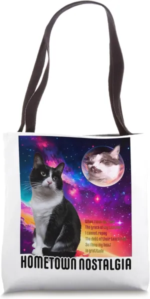 A cat who recalls his hometown Tote Bag