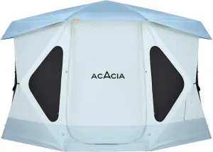 ACACIA Camping Tent, Pop Up Camping Tent with 8 Windows and Footprint, Waterproof Windproof Easy Setup Hub Tent for Family Camping, Hiking and Glamping