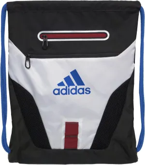 adidas Rumble Sackpack, White/Bold Blue/Scarlet, One Size
