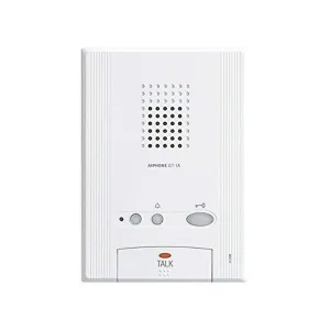 Aiphone Corporation GT-1A Hands-Free Audio Tenant Station for GT Series, Multi-Tenant Intercom, ABS Plastic Construction, 6-7/8" x 4-15/16" x 1-1/4", White