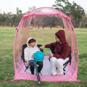 All Weather Proof Pod,Outdoor Weather Tent Sports Pod,540°View Bubble,Pop Up Screen House with Carry Bag,Screen Room for Sport Event,Camping,Fishing,Cheering