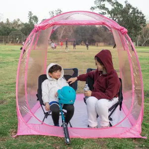 All Weather Proof Pod,Outdoor Weather Tent Sports Pod,540°View Bubble,Pop Up Screen House with Carry Bag,Screen Room for Sport Event,Camping,Fishing,Cheering