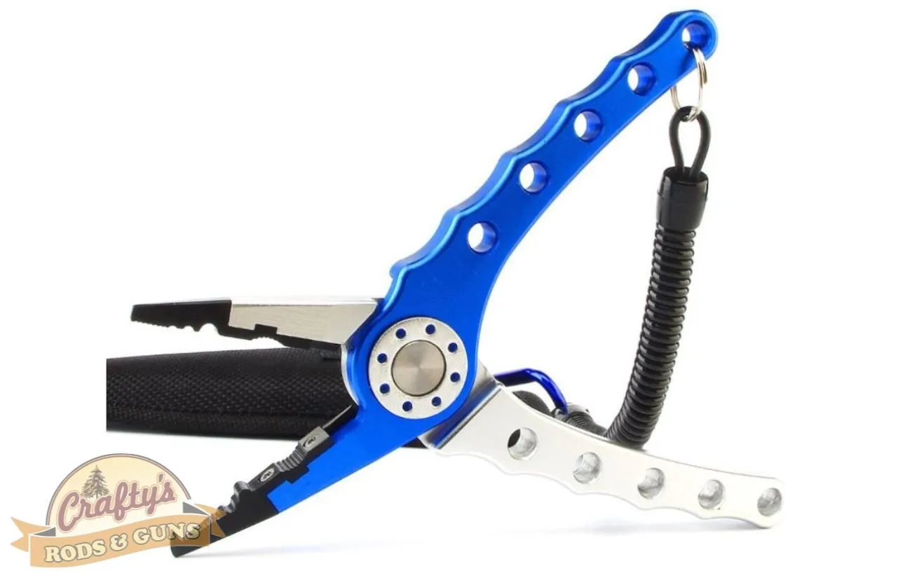 Aluminum Deluxe Fishing Split Rings Multi-Purpose Pliers By MaxCatch