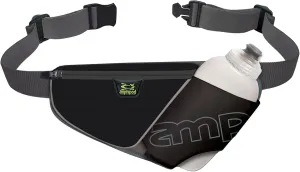 Amphipod High Five-K Bottle Pack, Runners Hydration Waist Belt for 5K/10K, Ultra Running & Walking, Men & Women - Slate - 16 oz
