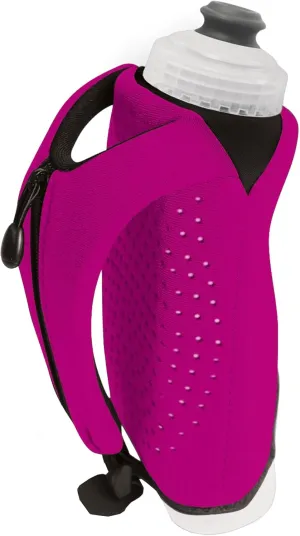 Amphipod Hydraform Ergo-Lite Handheld Water Bottle, BPA-Free Minimalist Insulated Hydration for Ultra-Running & Walking - Pink -16 oz