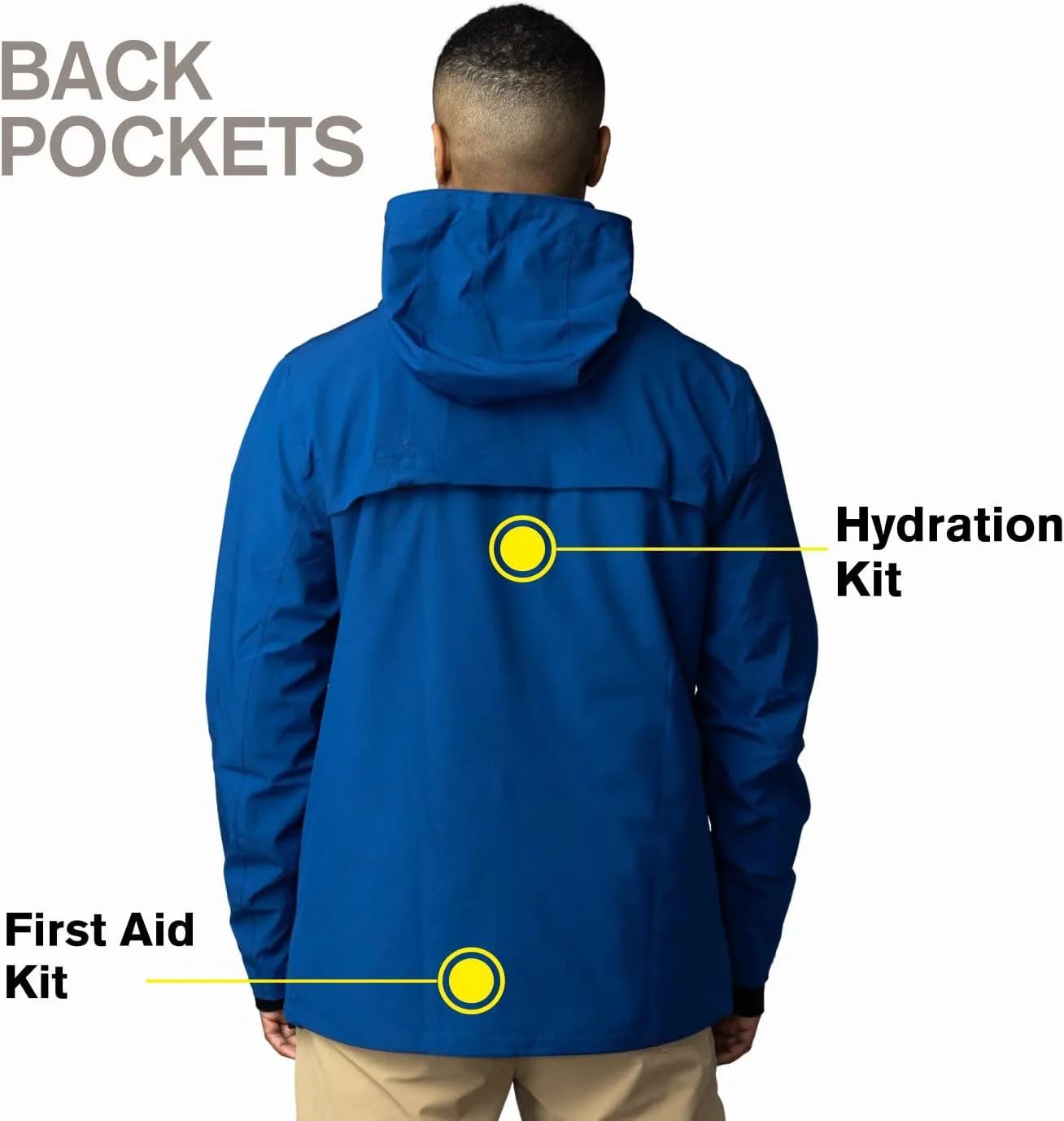 Apricoat Adventure 2.0 Warm Winter Jacket Insulated, Hooded, Waterproof and windproof Coat for Travelling, Hiking, Trekking