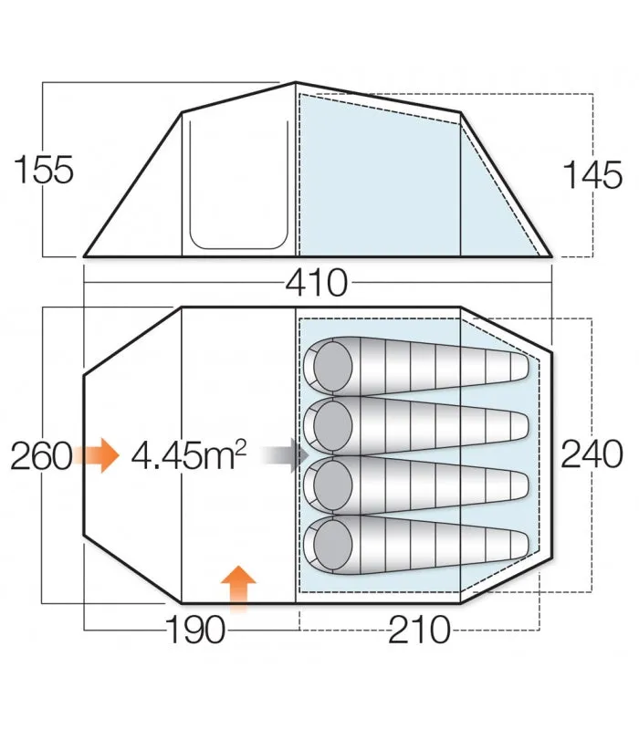 Ark 400  4 person tent