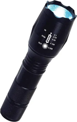 Atomic Beam LED Flashlight Original by BulbHead, 5 Beam Modes, Tactical Light Bright Flashlight (1 Pack)