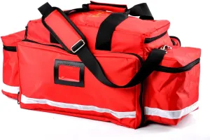 Aurelius Large Capacity First Aid Responder Bag Empty EMT Trauma Bag,Emergency Supplies Not Included (Longer)