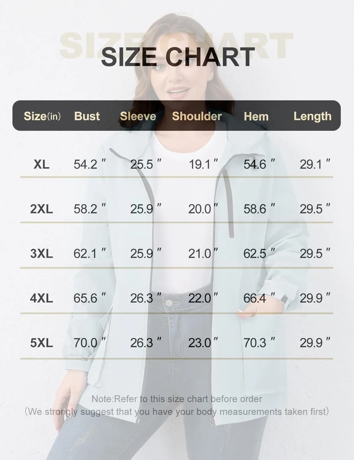 Avoogue Plus Size Womens Rain Jacket with Hood,Packable,Lightweight,Windbreaker,Waterproof Thin Jackets,Hiking,Travel