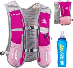 Azarxis Running Water Bottles Flask BPA Free Leakproof Hydration Vest Packs Waist Belt Replacement for Triathlon Marathon Hiking Cycling Climbing Jogging Runner