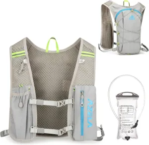 Azarxis Running Water Bottles Flask BPA Free Leakproof Hydration Vest Packs Waist Belt Replacement for Triathlon Marathon Hiking Cycling Climbing Jogging Runner