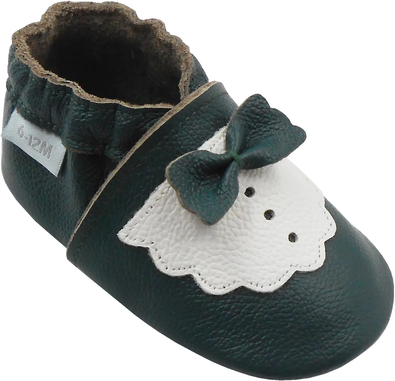 Baby Shoes Leather Moccasins Baby Girls Boys Slippers-Soft Sole Non-Skid Lightweight Infant Toddler First Walking Shoes