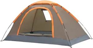 Backpacking Tent 1 Person Tents For Camping, Waterproof Camping Tent For Adults Kids Outdoor Hiking, Lightweight Portable One Single Man Dome Tent With Rain Fly ( Color : /Brown , Size : 1 person )