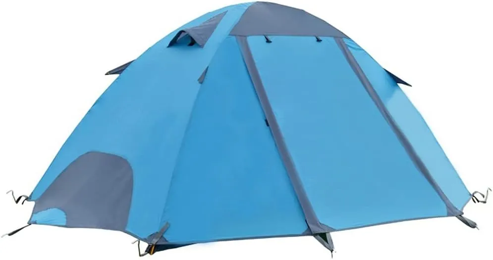 Backpacking Tent 2-3 Person Poles Layer Family Camping Instant Setup Tent for Hiking