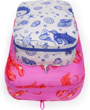 BAGGU Large Packing Cube Set - Sea Creatures