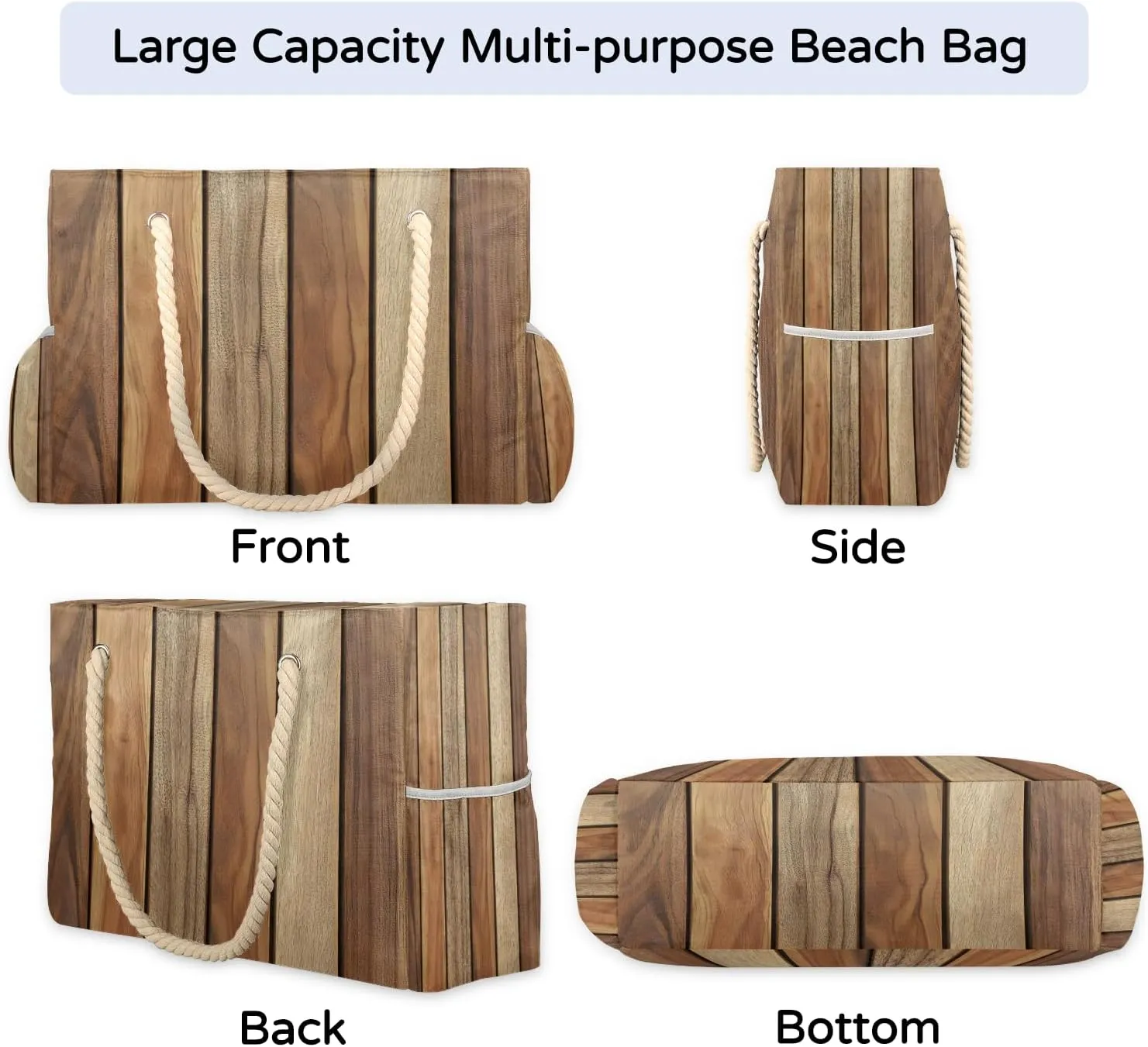 Bags for Women, Large Waterproof Beach Tote Bag for Gym Grocery Travel
