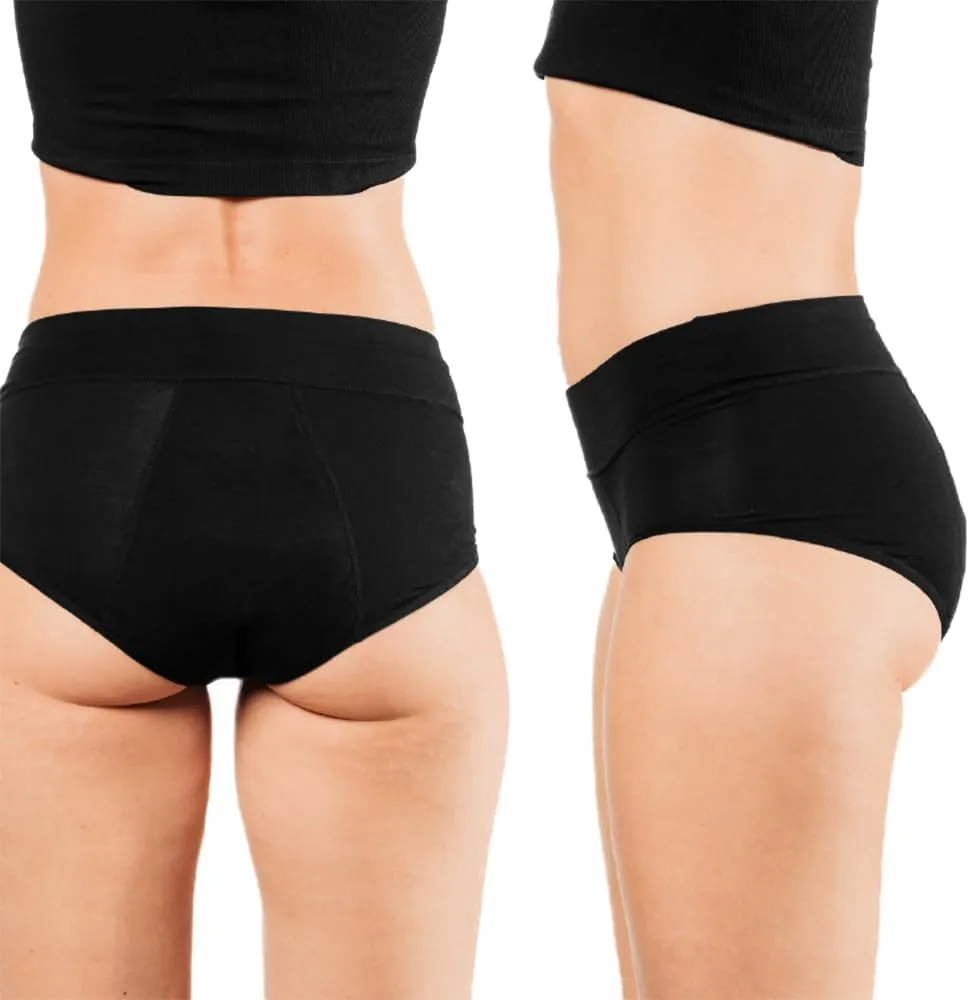 Bambody Absorbent Panties, Period Underwear for Women and Teens - Leakproof, Soft, Comfortable, Breathable Postpartum