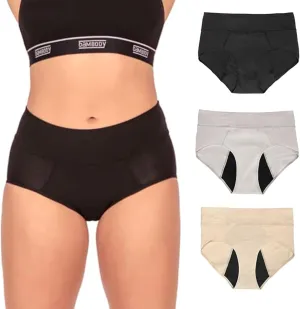 Bambody Absorbent Panties, Period Underwear for Women and Teens - Leakproof, Soft, Comfortable, Breathable Postpartum