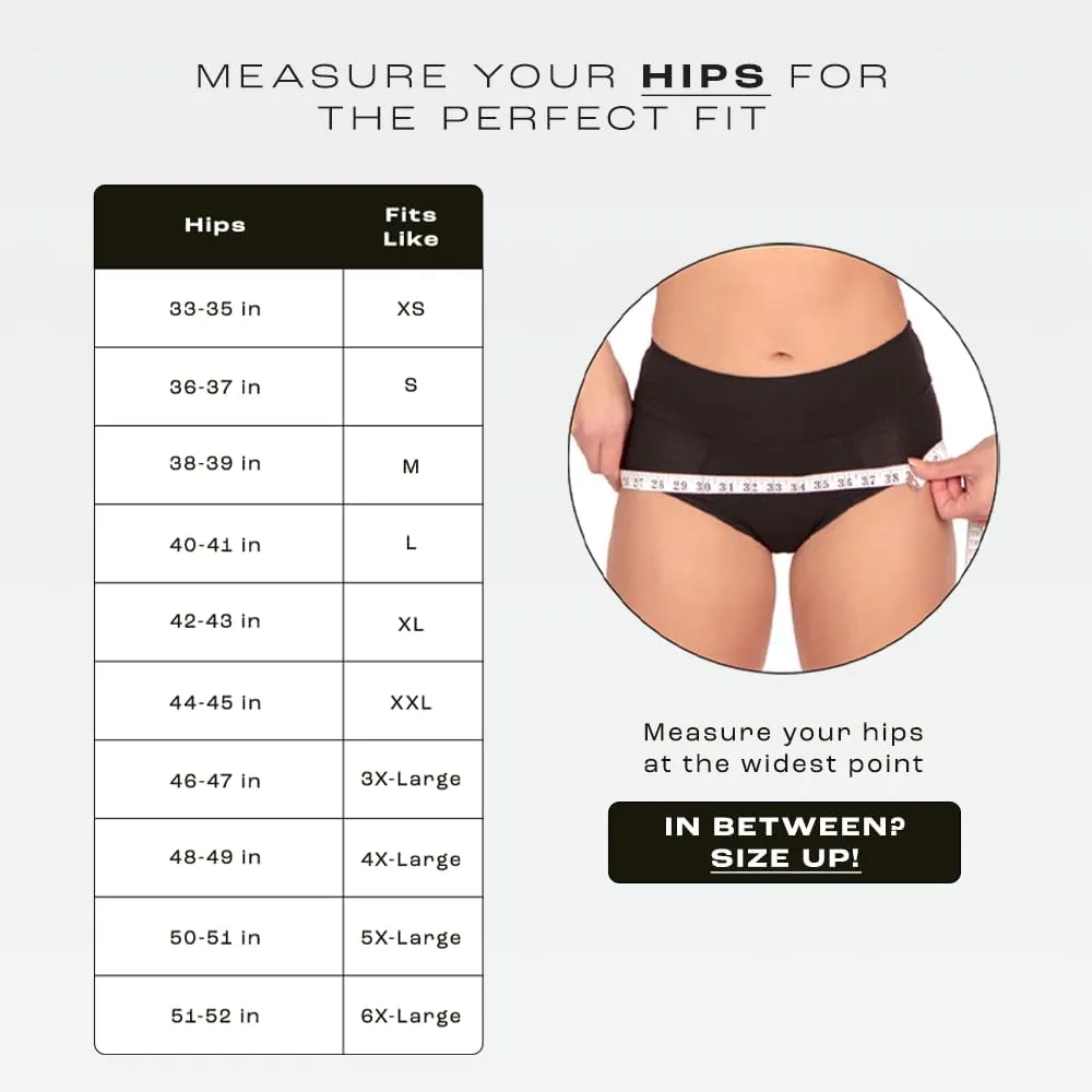 Bambody Absorbent Panties, Period Underwear for Women and Teens - Leakproof, Soft, Comfortable, Breathable