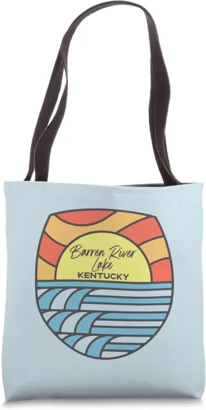 Barren River Lake Kentucky KY Sunset Sunrise Souvenir Tote Bag
