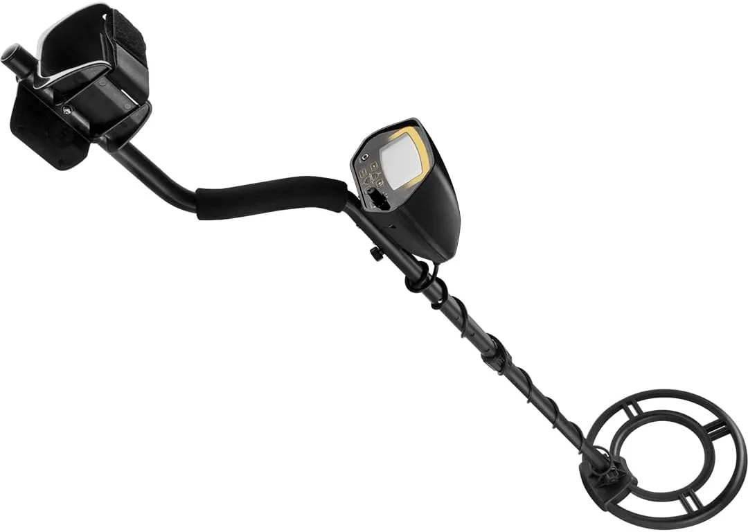 Barska Winbest Pursuit-200 Metal Detector Field Kit with LCD Display, Wand Detector, Headphone, Shovel, and Soft Case