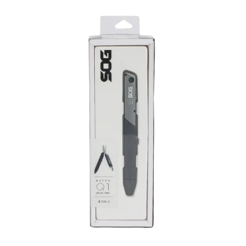 Baton Q1 Multi-Tool for Office and Everyday Carry - Scissors, Pen, Opener, Screwdriver