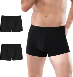 BATTEWA Incontinence Underwear for Men Cotton Leak Proof Boxer Briefs Absorbent Postoperative Bladder Control Adults Panties 50mL