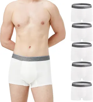 BATTEWA Incontinence Underwear for Men Cotton Leak Proof Boxer Briefs Absorbent Postoperative Bladder Control Adults Panties 50mL