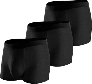 BATTEWA Incontinence Underwear for Men Washable, Leak Proof Underwear for Men Reusable Mens Incontinence Underwear Bladder Leak Briefs Absorbency 50ml,3Pack（3X-Large, Black）
