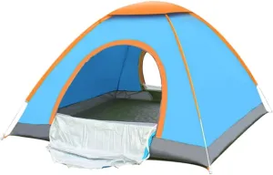 Beach Tent Automatic Folding for 2 Person Camping Tent for Outdoor Travel Random Color