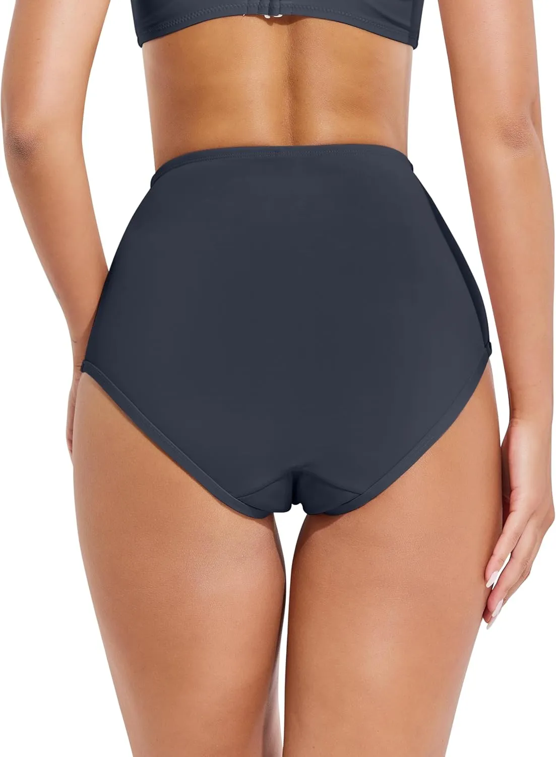 Beautikini Period Swimwear High Waisted Swim Bottoms Menstrual Leakproof Bikini Short for Teens, Girls, Women
