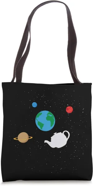 Bertrand Russell - Teapot Metaphor for Philosophers Tote Bag