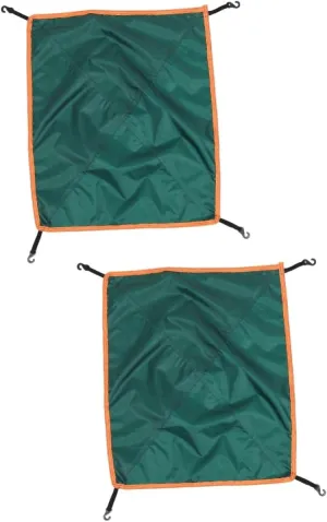 BESPORTBLE 2pcs Professional Tent Cover Reusable Rain Fly for Outdoor Convenient Accessory for Camping Hiking Breathable Design