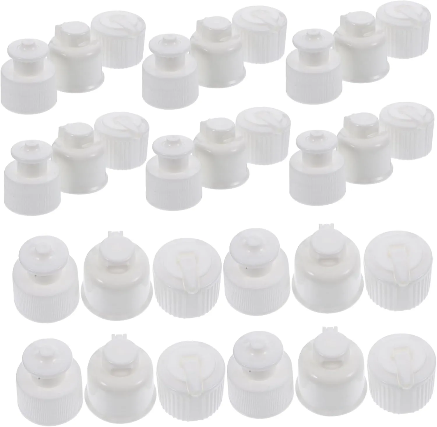 BESPORTBLE 30pcs Replacement Water Bottle Lids Leakproof Squeeze Cap for Hydration Bottle
