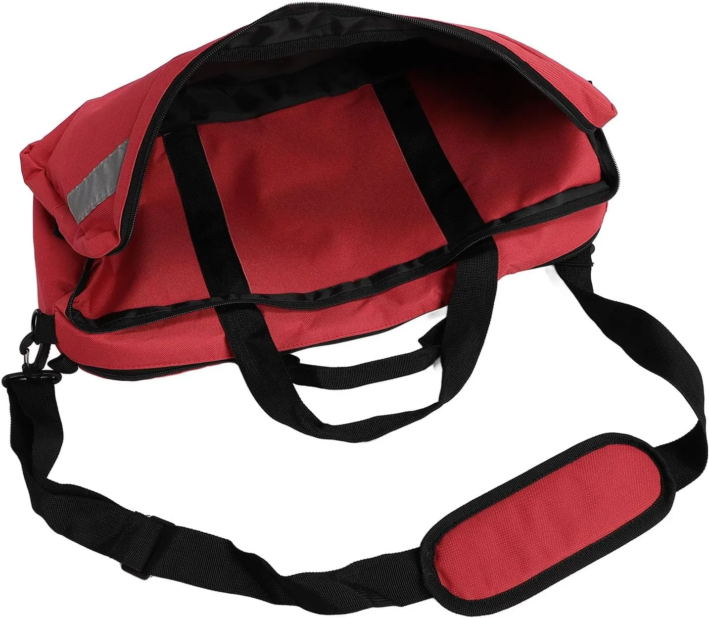 Best First Aid Bag - Large Capacity Emergency Supplies Kit, Car, Camping, Travel, Outdoor Activities (Red)