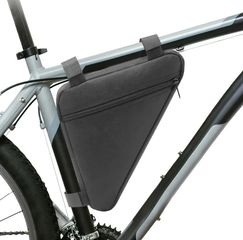 Bike Frame Bag for Cannondale Topstone Alloy 2021, Bicycle Triangle Pouch, Bike Frame Triangle Travel Storage Bag, Riding Accessories, for Mountain Road Bike Trip,A Black