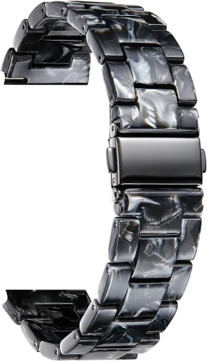 BINLUN Resin Watch Bands Replacement Watch Straps for Men Women 14 Colors Watchbands Lightweight 12/14/16/18/20/22mm Wrist Bands Fashion Skin-Friendly Smart Watch Bracelets